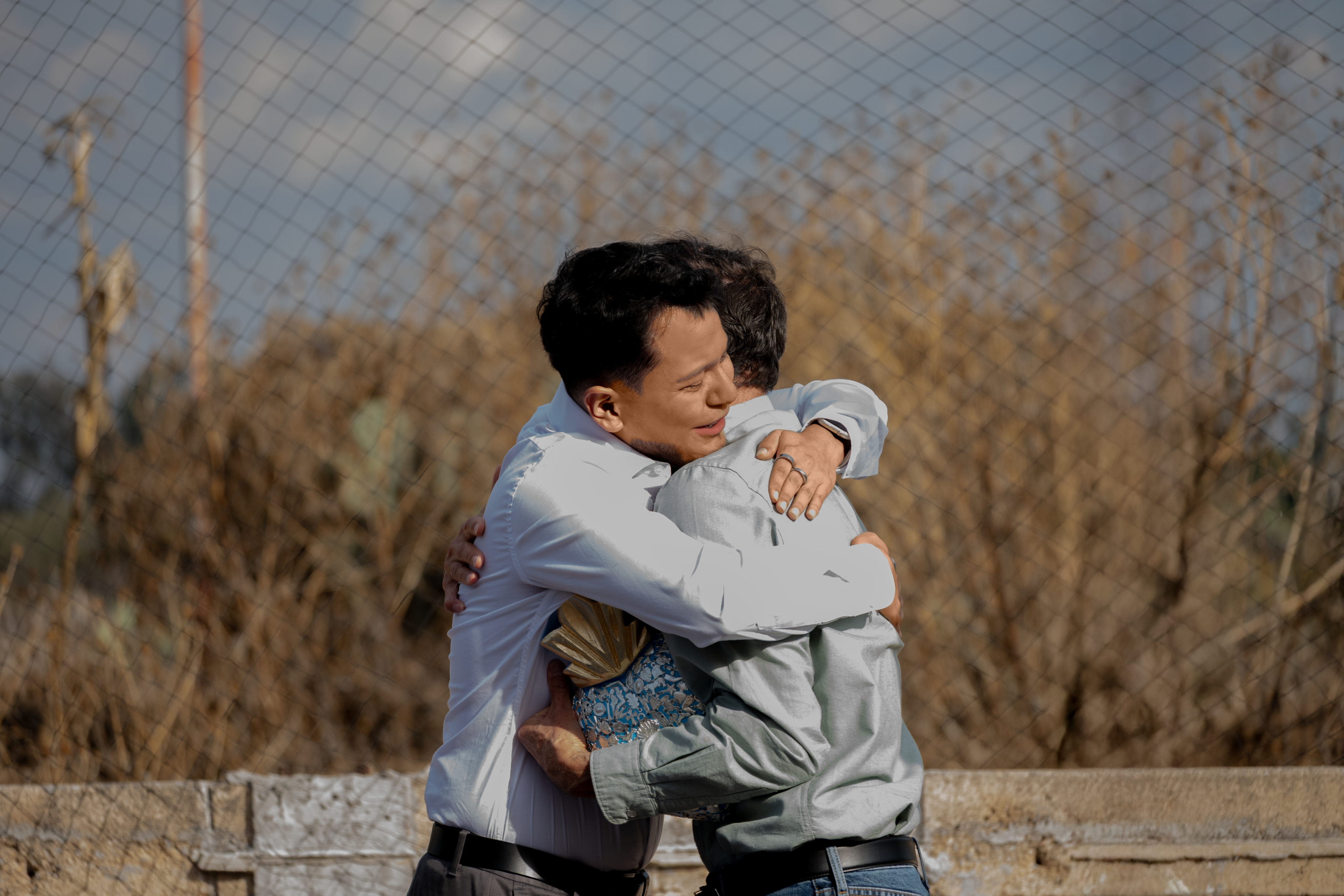snow fox on snowfield